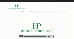 Desktop Screenshot of hungerfordpark.com